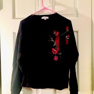 Jessica Simpson embroidered crew neck sweatshirts